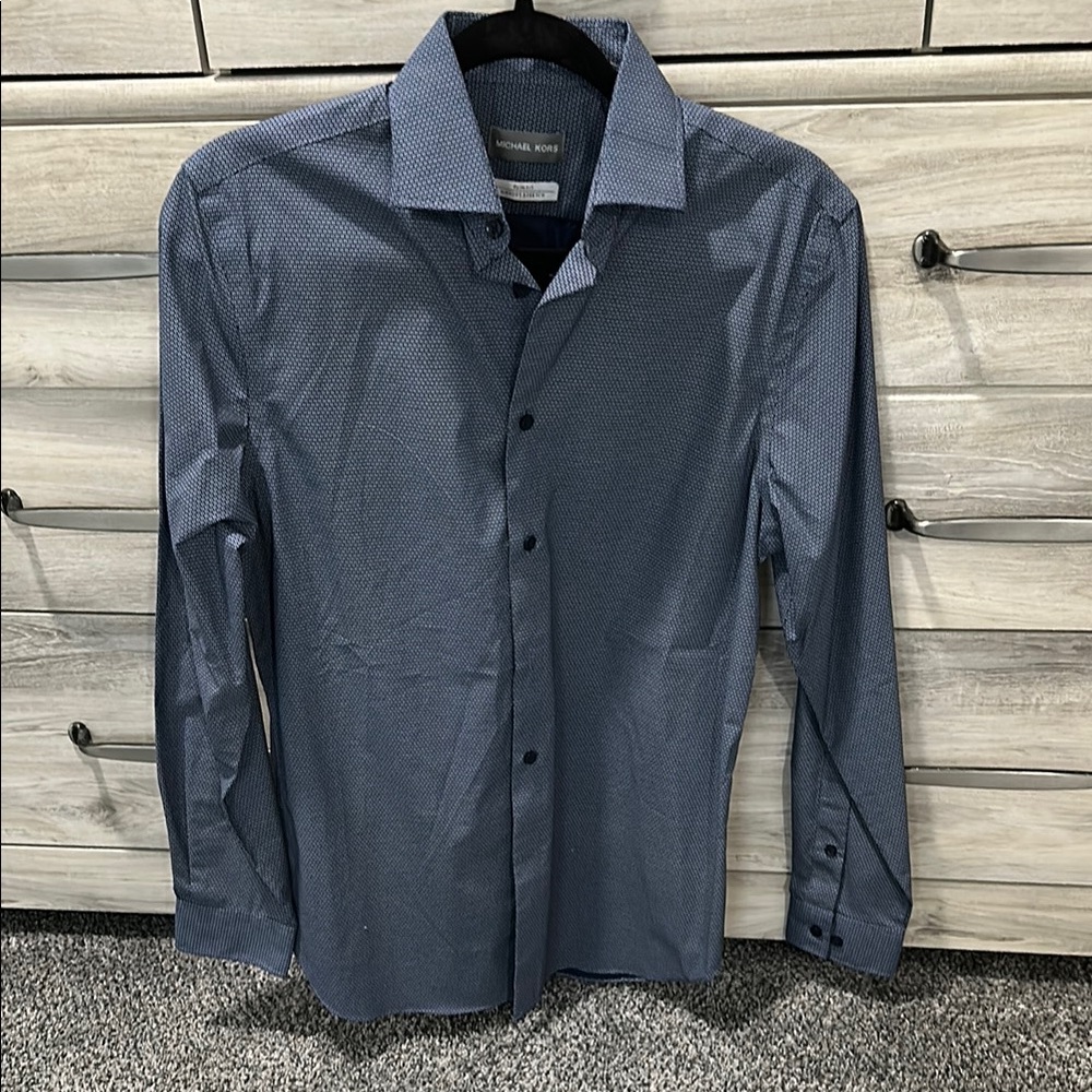 Michael Kors Men's Blue Shirt